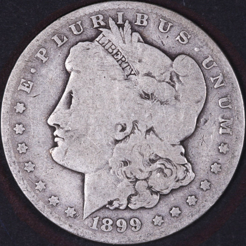 1899-O Morgan Silver Dollar, About Good Circulated Coin, Store