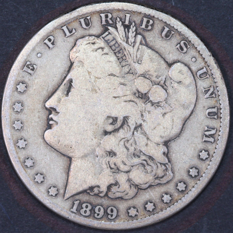 1899-O Morgan Silver Dollar, About Good Circulated Coin, Store