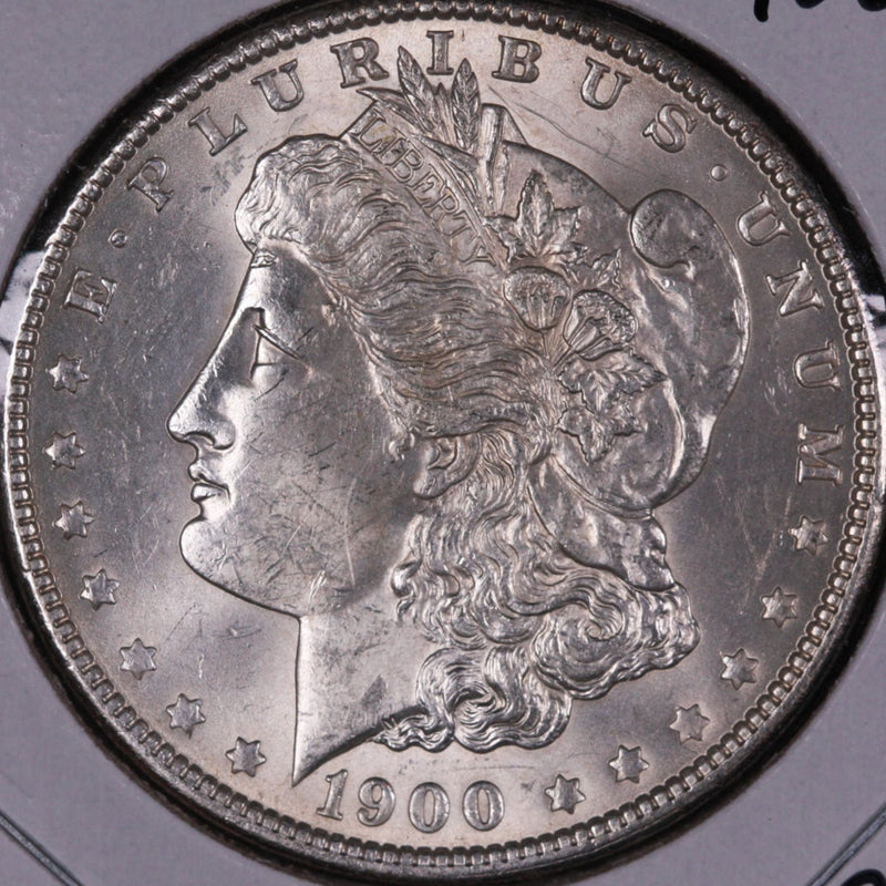 1900 Morgan Silver Dollar, Gem Mint State Uncirculated Coin, Store