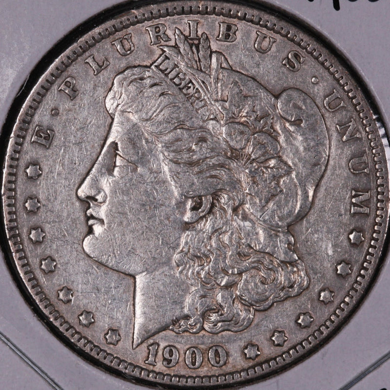 1900 Morgan Silver Dollar, Very Fine Circulated Coin, Store