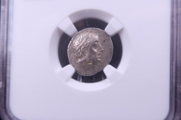 Greek Coinage, 1,96-66/3 BC. Drachm. NGC Graded Choice Extra Fine.