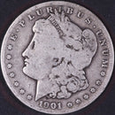 1901-O Morgan Silver Dollar, Good Circulated Coin, Store