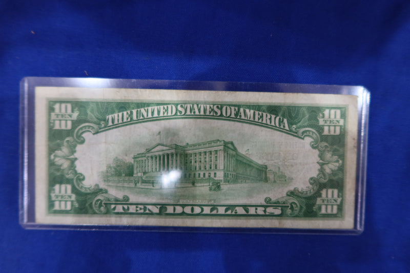 1929 $10 National Currency, "Orange, VIRGINIA", Charter