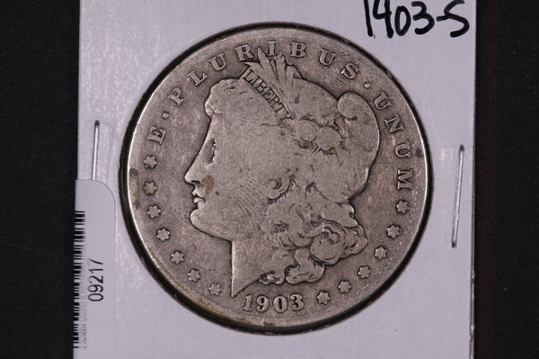 1903-S Morgan Silver Dollar, Affordable Collectible Coin, Store #09217