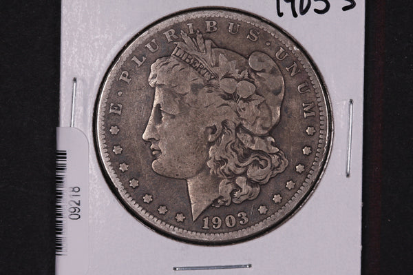 1903-S Morgan Silver Dollar, Affordable Collectible Coin, Store #09218