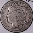 1903-S Morgan Silver Dollar, Very Good Circulated Coin, Store