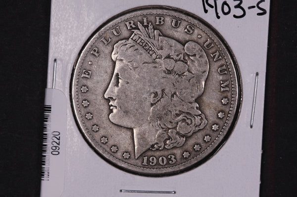 1903-S Morgan Silver Dollar, Affordable Collectible Coin, Store #09220