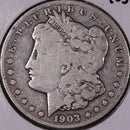 1903-S Morgan Silver Dollar, Very Fine+ Circulated Coin, Store