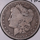 1903-S Morgan Silver Dollar, Very Good Circulated Coin, Store