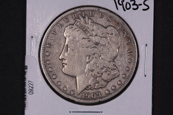 1903-S Morgan Silver Dollar, Affordable Collectible Coin, Store #09227