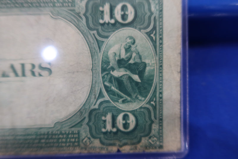 1882 National Currency, "Norfolk, Virginia", Large Size Note. "Hard Note".