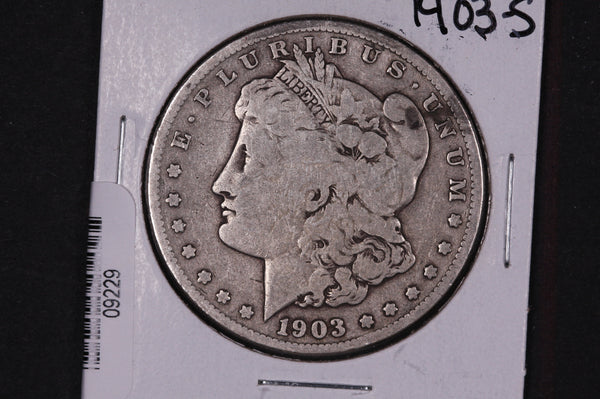 1903-S Morgan Silver Dollar, Affordable Collectible Coin, Store #09229