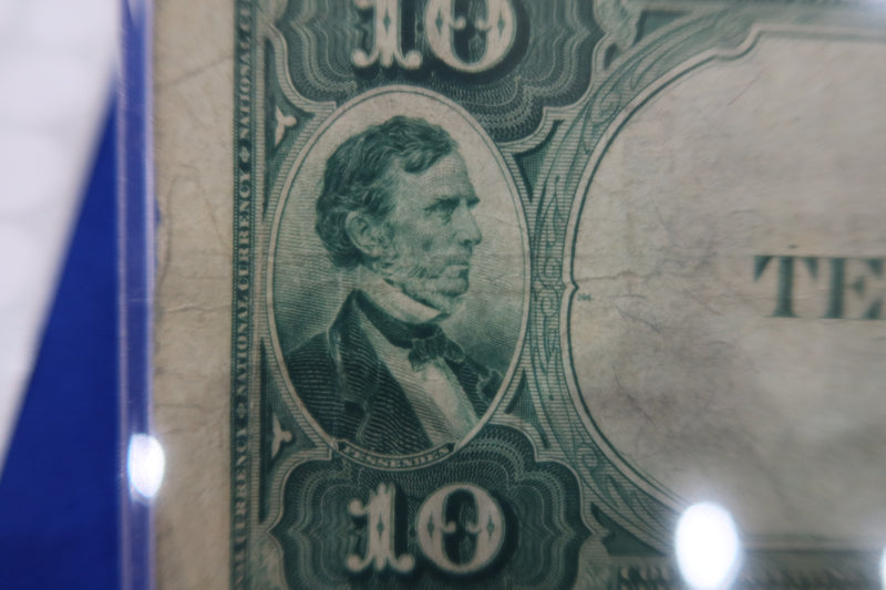 1882 National Currency, "Norfolk, Virginia", Large Size Note. "Hard Note".