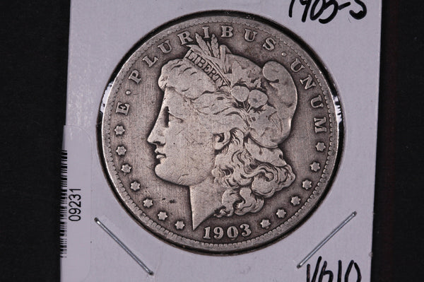 1903-S Morgan Silver Dollar, Affordable Collectible Coin, Store #09231