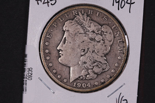 1904 Morgan Silver Dollar, Affordable Collectible Coin, Store #09235