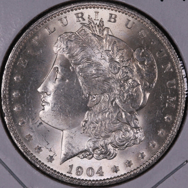 1904-O Morgan Silver Dollar, Gem Mint State Uncirculated Coin, Store #DR0117
