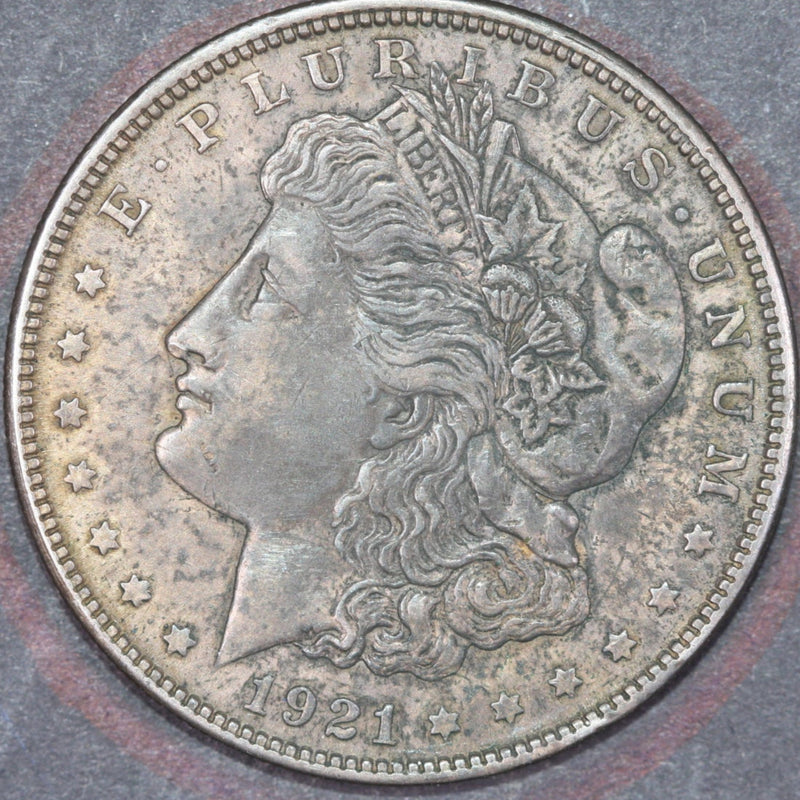 1921 Morgan Silver Dollar, Very Fine Circulated Coin, Store