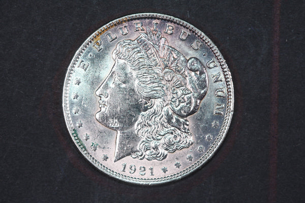 1921 Morgan Silver Dollar, Affordable Collectible Coin, Store #09269