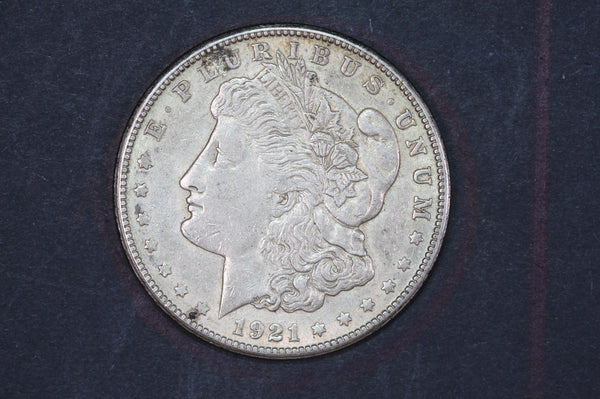 1921 Morgan Silver Dollar, Affordable Collectible Coin, Store #09270