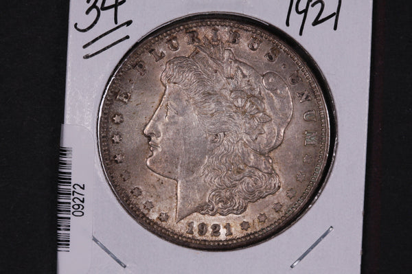1921 Morgan Silver Dollar, Affordable Collectible Coin, Store #09272