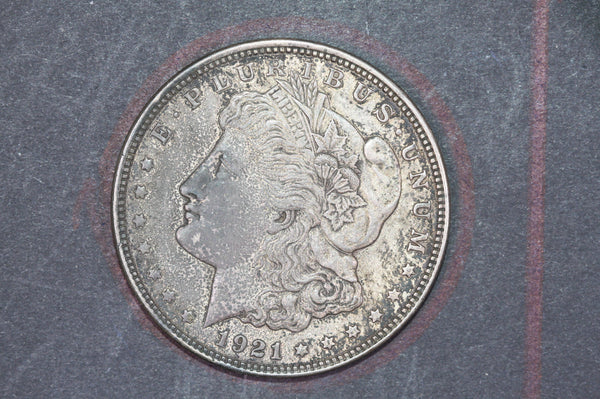 1921 Morgan Silver Dollar, Affordable Collectible Coin, Store #09298