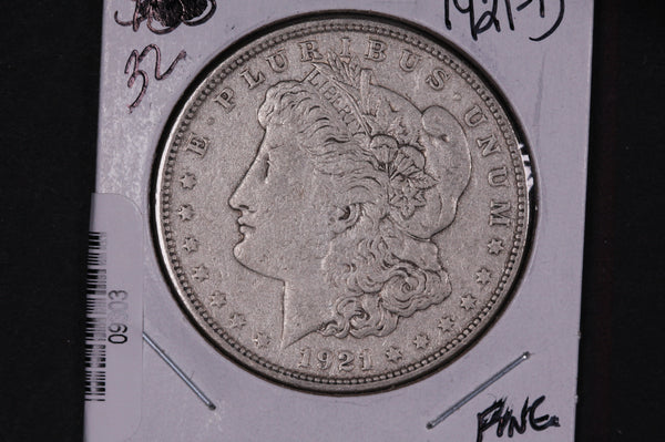 1921-S Morgan Silver Dollar, Affordable Collectible Coin, Store #09303