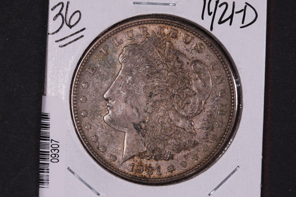 1921-D Morgan Silver Dollar, Affordable Collectible Coin, Store #09307