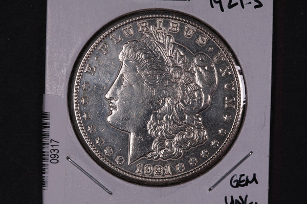 1921-S Morgan Silver Dollar, Affordable Collectible Coin, Store #09317