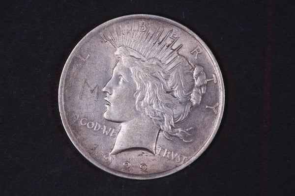1922 Peace Silver Dollar, Affordable Collectible Coin, Store #09381