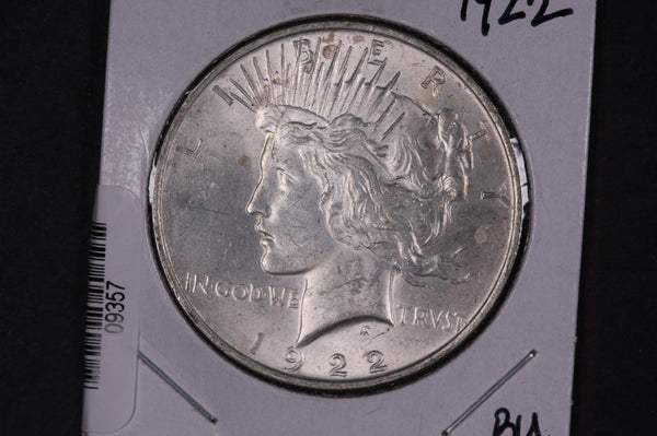 1922 Peace Silver Dollar, Affordable Collectible Coin, Store #09357