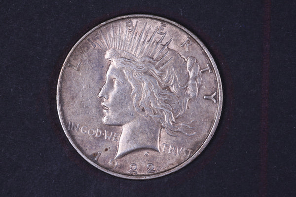 1922-D Peace Silver Dollar, Affordable Collectible Coin, Store #09365