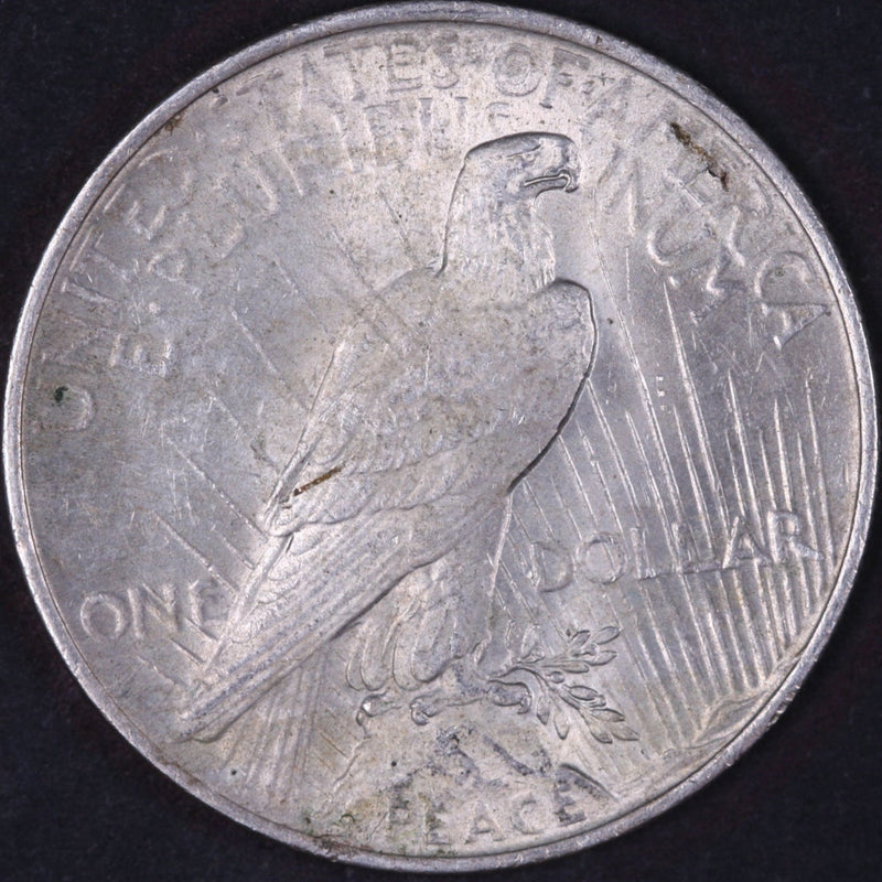 1923 Peace Silver Dollar, Mint State Uncirculated Coin, Store