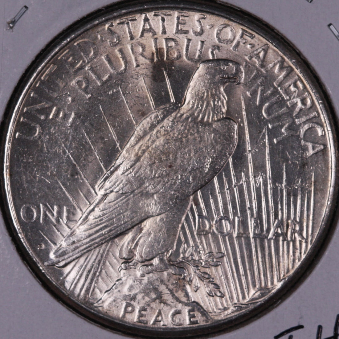 1923-S Peace Silver Dollar, Mint State Uncirculated Coin, Store #DR0527
