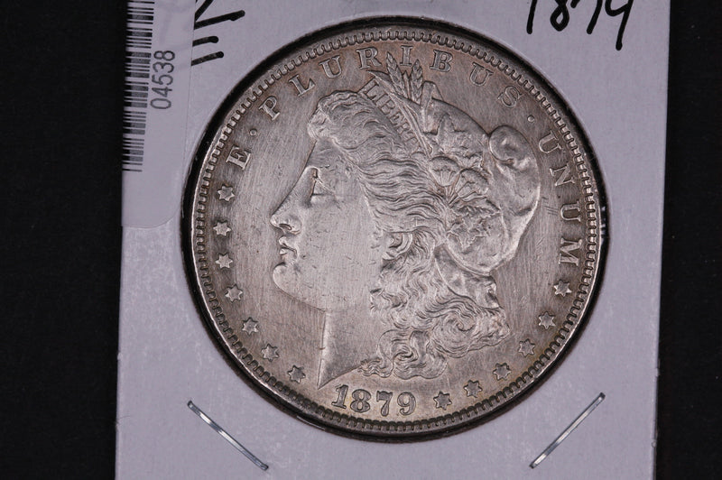 1879  Morgan Silver Dollar, Extra Fine Plus Circulated, Wizzed,  Condition, Store