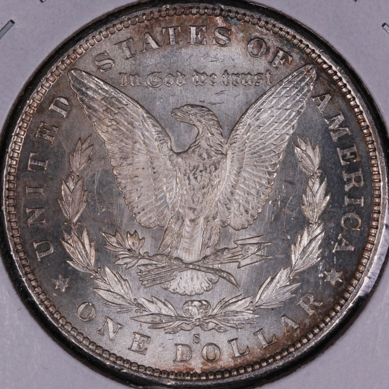1879-S Morgan Silver Dollar, Mint State Uncirculated Coin, Store