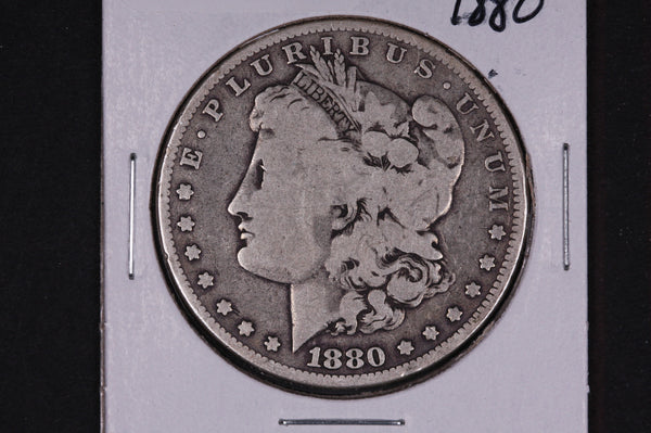 1880  Morgan Silver Dollar, Circulated Coin,  Store #04563