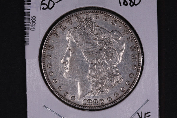 1880  Morgan Silver Dollar, Circulated Coin,  Store #04565