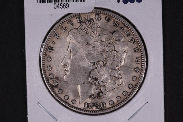1880  Morgan Silver Dollar, Circulated Coin,  Store #04569