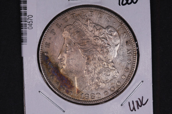 1880  Morgan Silver Dollar, Circulated Coin,  Store #04570