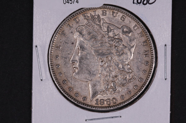 1880  Morgan Silver Dollar,  Circulated Coin,  Store #04574