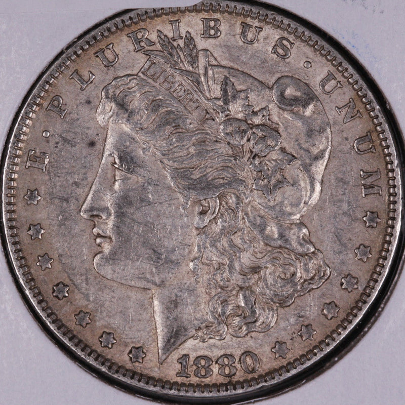 1880  Morgan Silver Dollar,  Circulated Coin,  Store