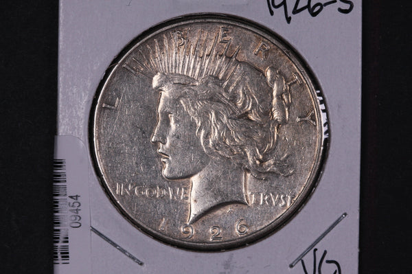 1926-S Peace Silver Dollar, Affordable Collectible Coin, Store #09454