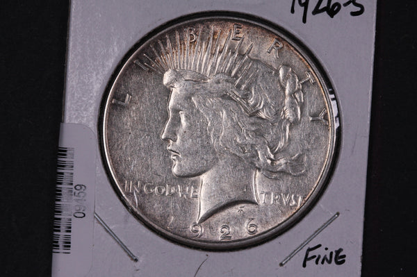 1926-S Peace Silver Dollar, Affordable Collectible Coin, Store #09459