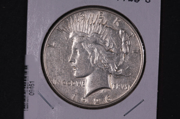 1926-S Peace Silver Dollar, Affordable Collectible Coin, Store #09461