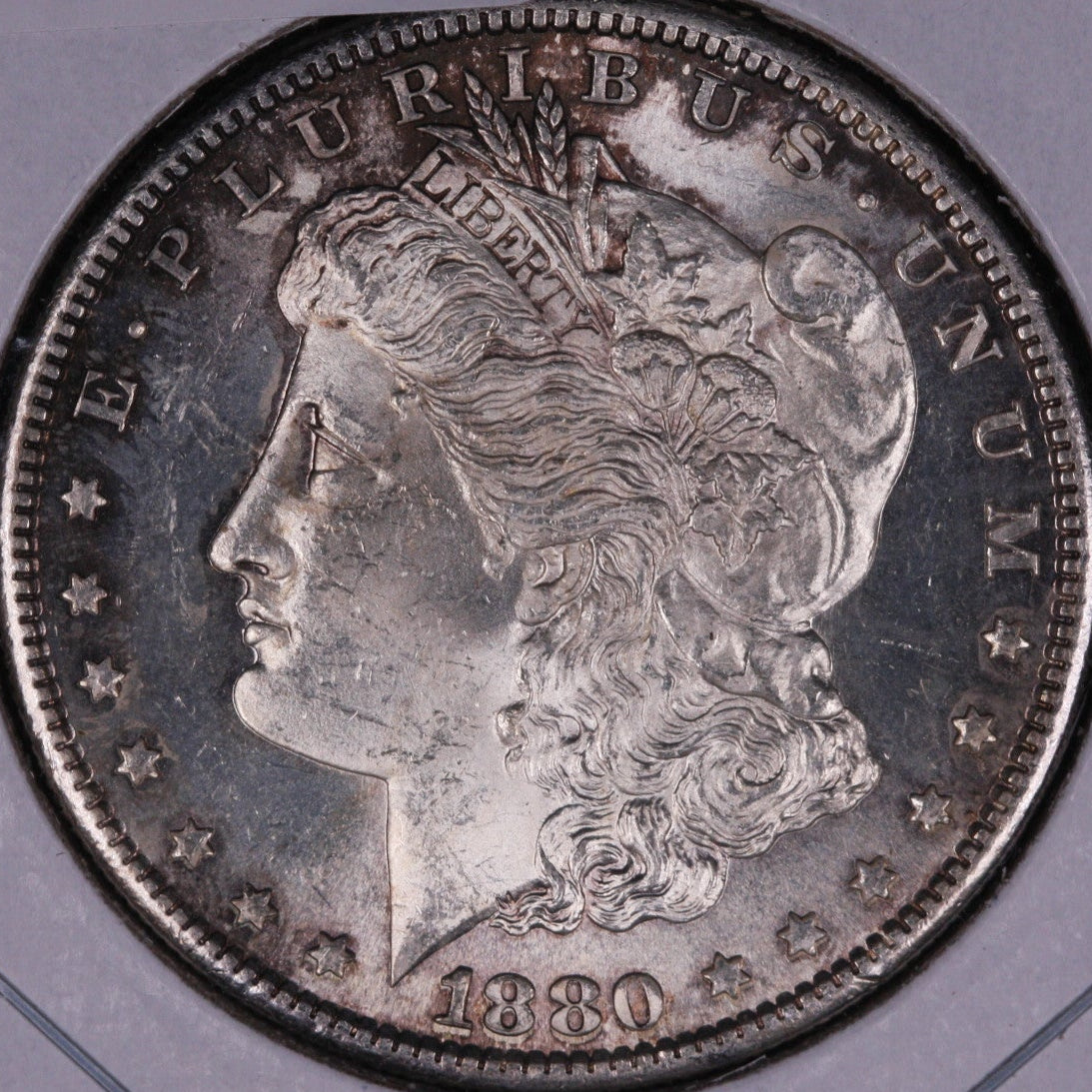 1880-S Morgan Dollar, Mint State Uncirculated Coin, Store #DR0166