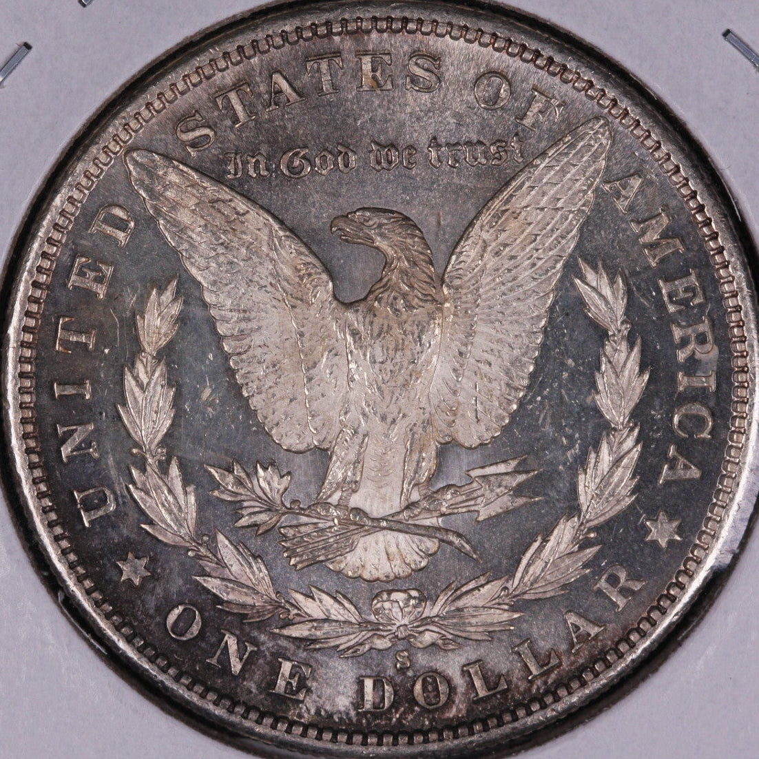 1880-S Morgan Dollar, Mint State Uncirculated Coin, Store #DR0166