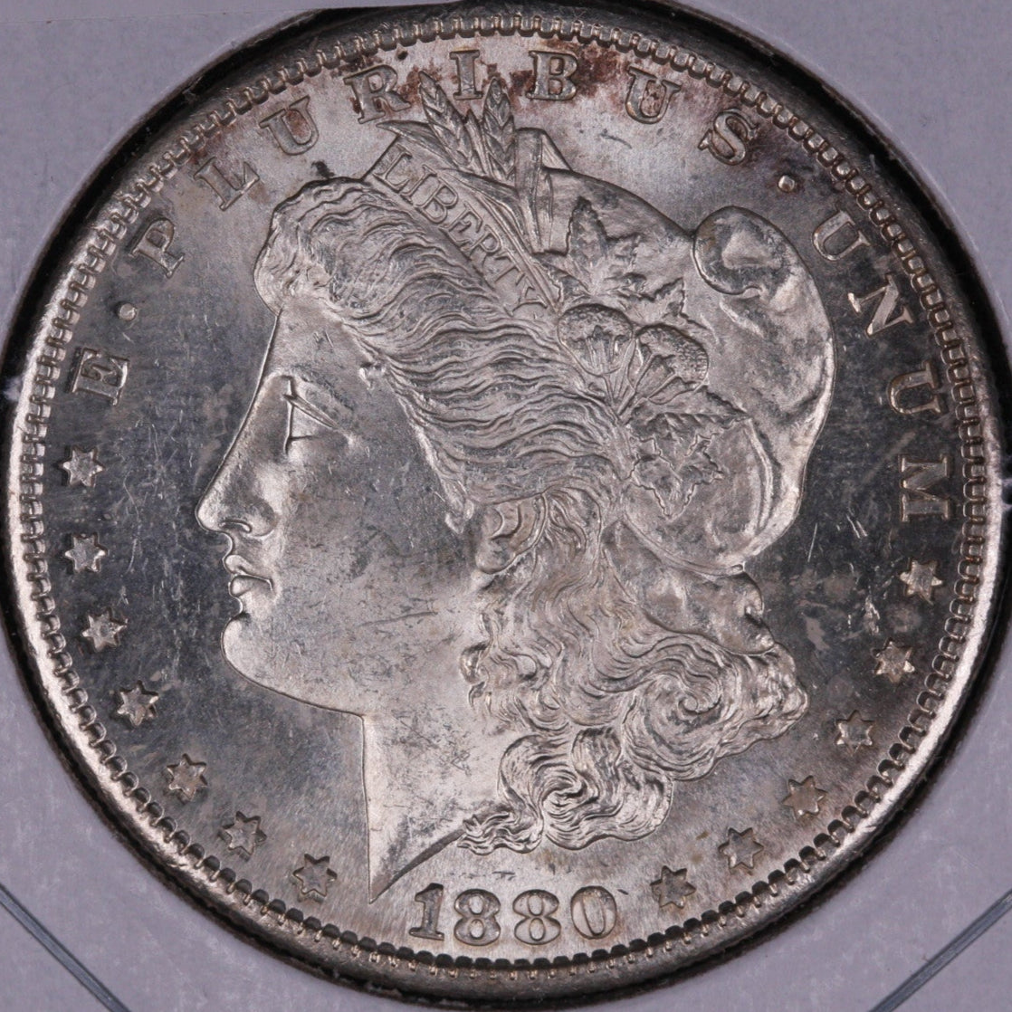1880-S Morgan Dollar, Mint State Uncirculated Coin, Store #DR0167