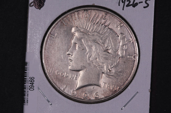 1926-S Peace Silver Dollar, Affordable Collectible Coin, Store #09466