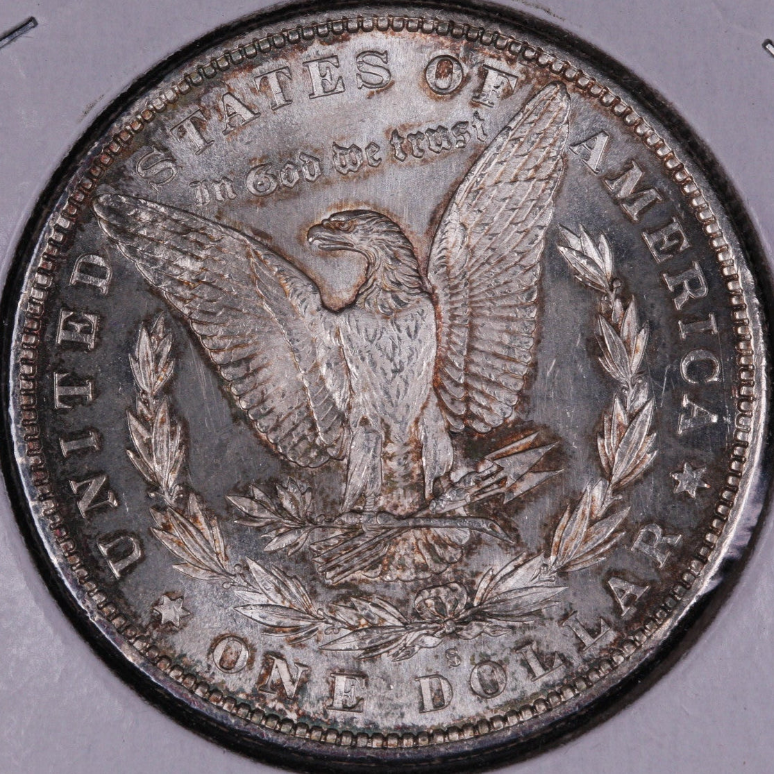 1880-S Morgan Silver Dollar, Mint State Uncirculated Coin, Store #DR0170