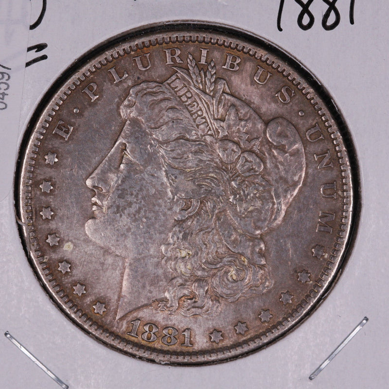 1881 Morgan Silver Dollar, Circulated Coin,  Store